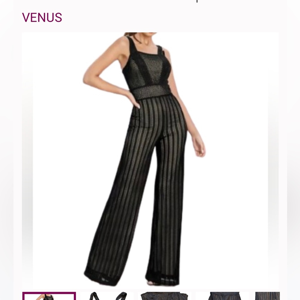 VENUS Black Jumpsuit